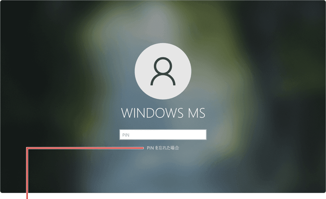 Windowsサインイン画面