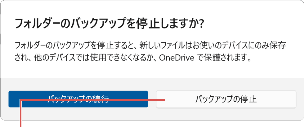 OneDrive 同期解除 バックアップ 停止