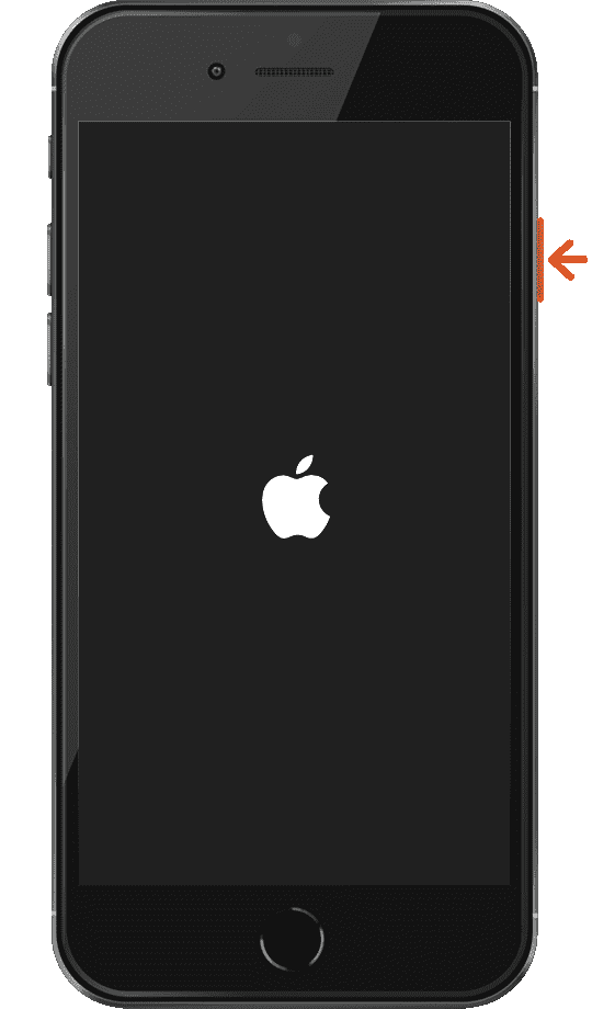 iPhoneが充電できない：強制リセット（手順3）SEまたは8のモデル