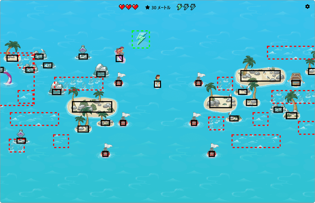 レッツサーフィン：ゲーム難易度の調整