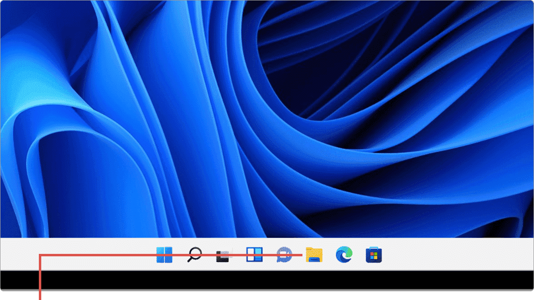 エクスプローラーを起動